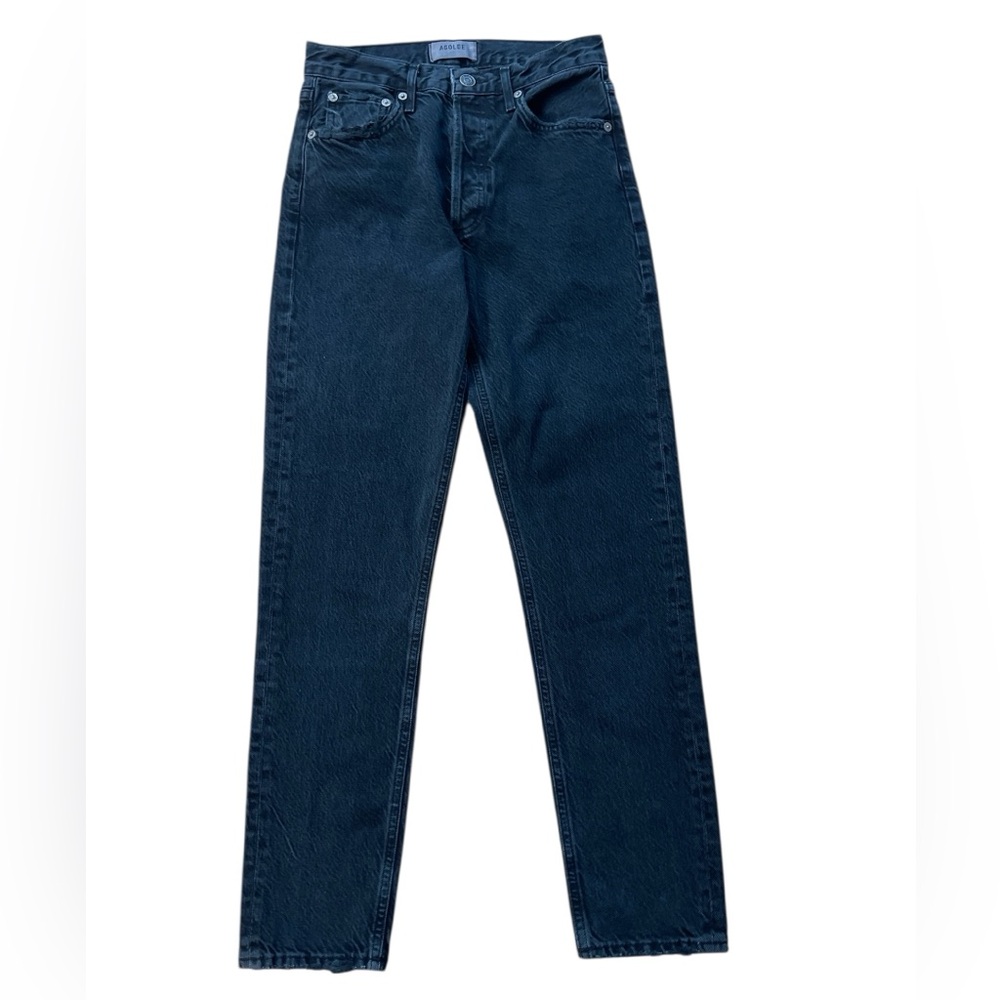Agolde Jamie Black Skinny Jeans